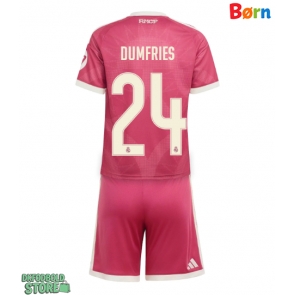 Real Madrid Denzel Dumfries #24 Replika Babytøj Tredje sæt Børn 2026-27 Kortærmet (+ Korte bukser)